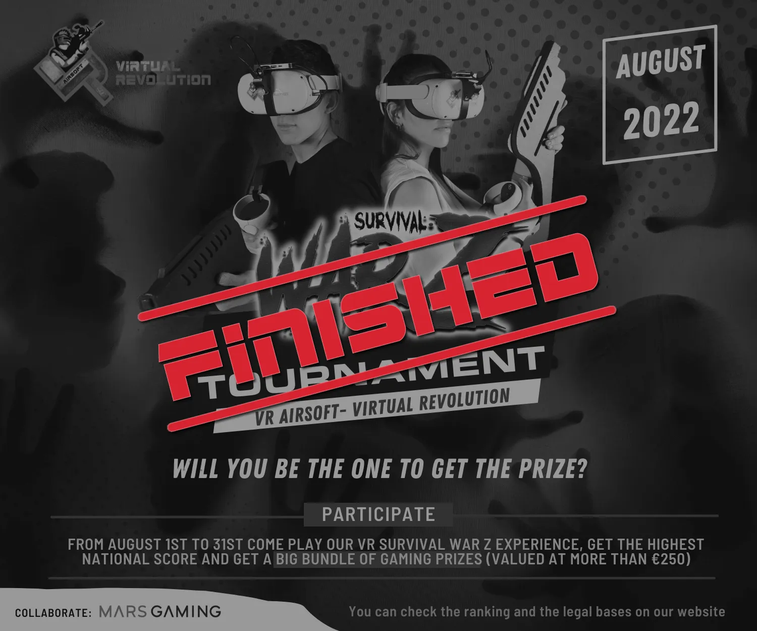 VRAirsoft Promotion Summer Tournament Survival War Z 2022